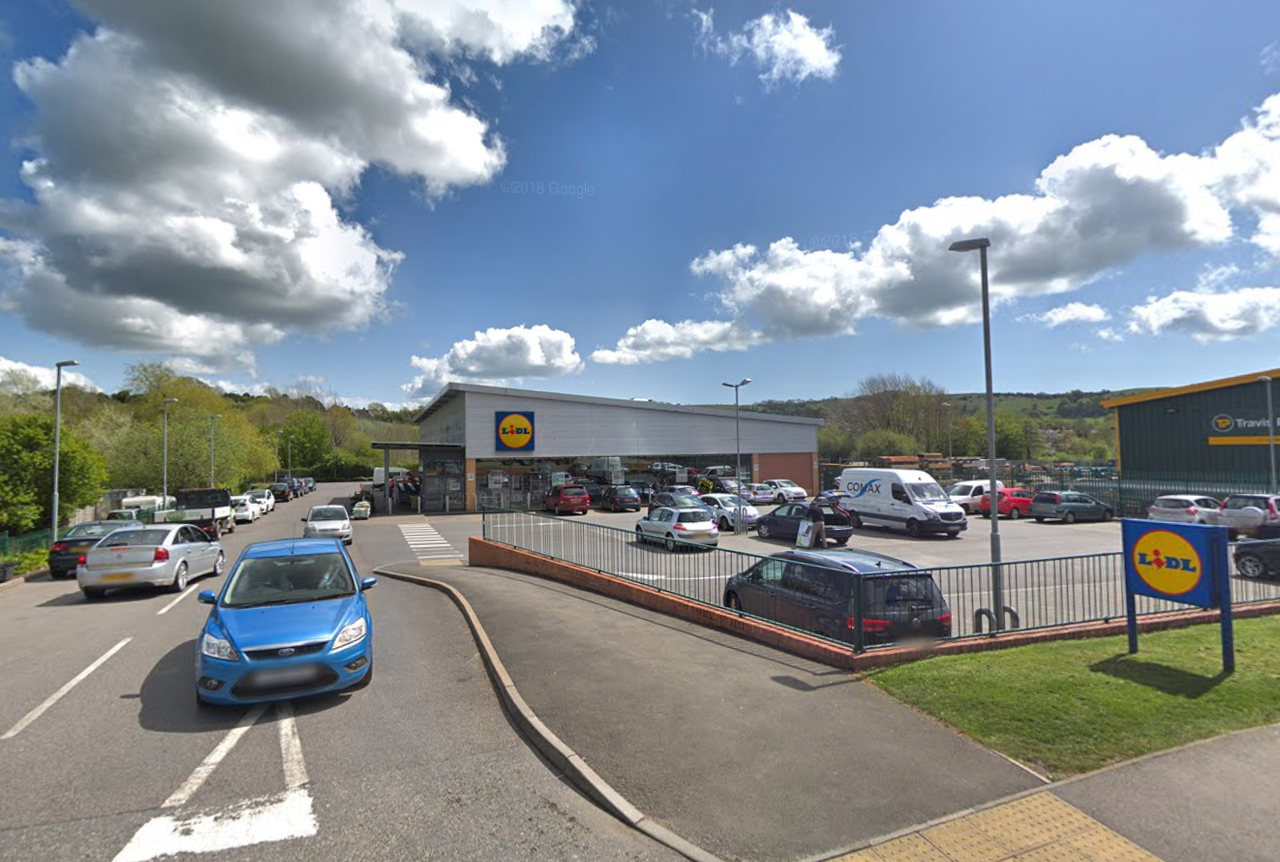 The Lidl store in Bridport.