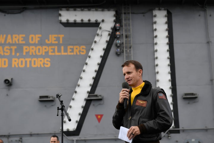 U.S. Navy Capt. Brett Crozier.