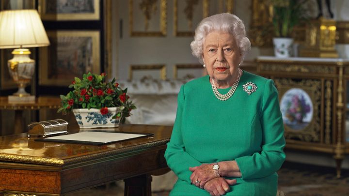Queen Elizabeth II addressed the nation and the Commonwealth from Windsor Castle in a video broadcast on Sunday.