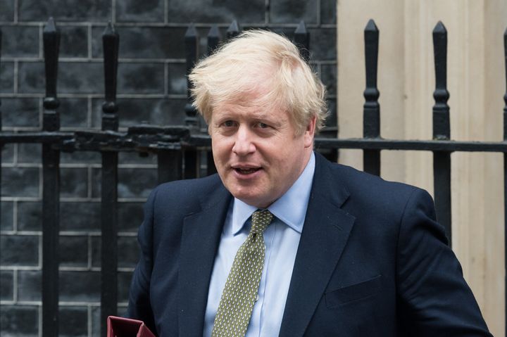British Prime Minister Boris Johnson in March.