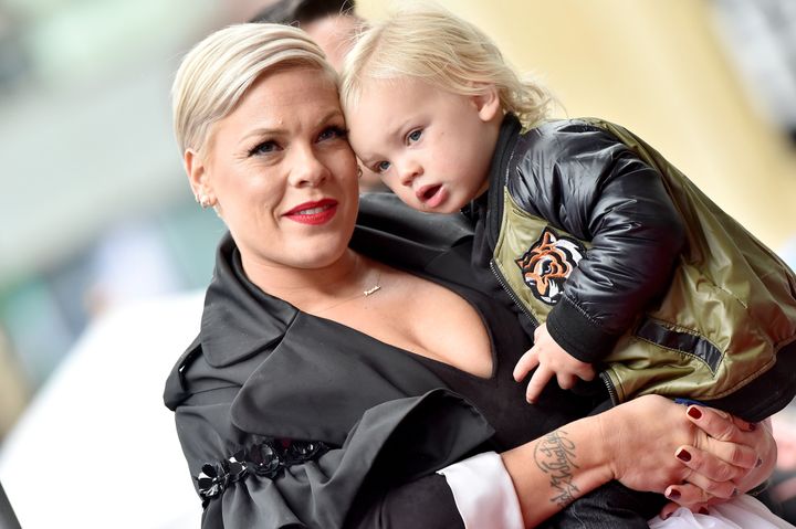 Pink and her son Jameson