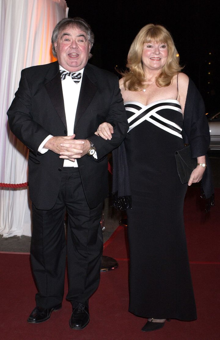 Eddie Large and wife Patsy 