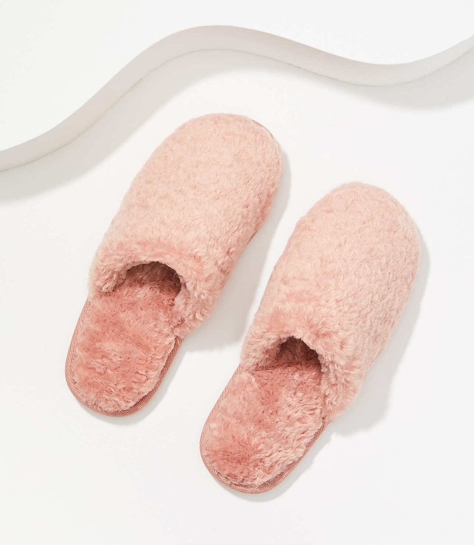 Loft fluffy online slippers