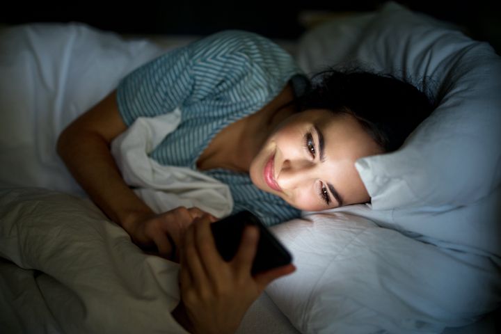 Blue light has been known to mess with your sleep cycle. according to the <a href="https://www.aao.org/eye-health/tips-prevention/blue-light-digital-eye-strain" target="_blank" role="link" rel="sponsored" class=" js-entry-link cet-external-link" data-vars-item-name="American Academy of Ophthalmology" data-vars-item-type="text" data-vars-unit-name="5e876fd9c5b6332cecbaa8c5" data-vars-unit-type="buzz_body" data-vars-target-content-id="https://www.aao.org/eye-health/tips-prevention/blue-light-digital-eye-strain" data-vars-target-content-type="url" data-vars-type="web_external_link" data-vars-subunit-name="article_body" data-vars-subunit-type="component" data-vars-position-in-subunit="5">American Academy of Ophthalmology</a>. That’s because blue light messes with your body’s <a href="https://health.clevelandclinic.org/put-the-phone-away-3-reasons-why-looking-at-it-before-bed-is-a-bad-habit/" target="_blank" role="link" rel="sponsored" class=" js-entry-link cet-external-link" data-vars-item-name="circadian rhythm" data-vars-item-type="text" data-vars-unit-name="5e876fd9c5b6332cecbaa8c5" data-vars-unit-type="buzz_body" data-vars-target-content-id="https://health.clevelandclinic.org/put-the-phone-away-3-reasons-why-looking-at-it-before-bed-is-a-bad-habit/" data-vars-target-content-type="url" data-vars-type="web_external_link" data-vars-subunit-name="article_body" data-vars-subunit-type="component" data-vars-position-in-subunit="6">circadian rhythm</a> — basically what signals your brain to sleep when it’s dark and stay up when it’s light. 