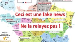 Le gouvernement dément la véracité de cette carte du