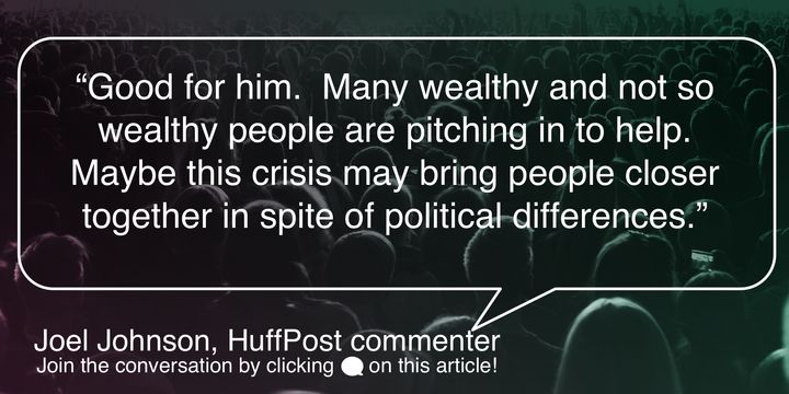 A comment left by a HuffPost reader.