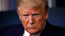 Trump Repeatedly Attacks Reporters In Coronavirus Briefing