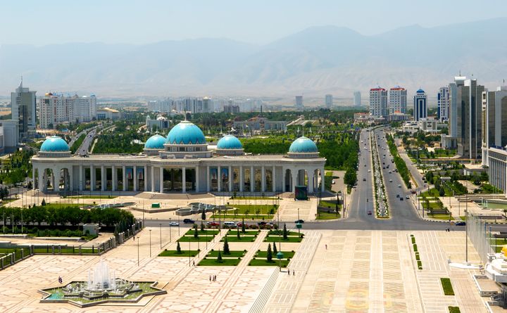 President palace. Ashgabat.