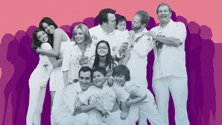 The "Modern Family" cast in 2010.