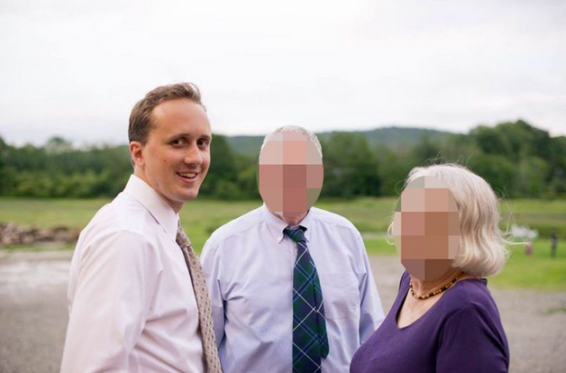 A photo posted by neo-Nazi Christopher Cantwell identifying Douglass Mackey, left.