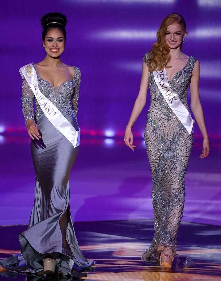 Miss England Bhasha Mukherjee during the Miss World Final 2019.