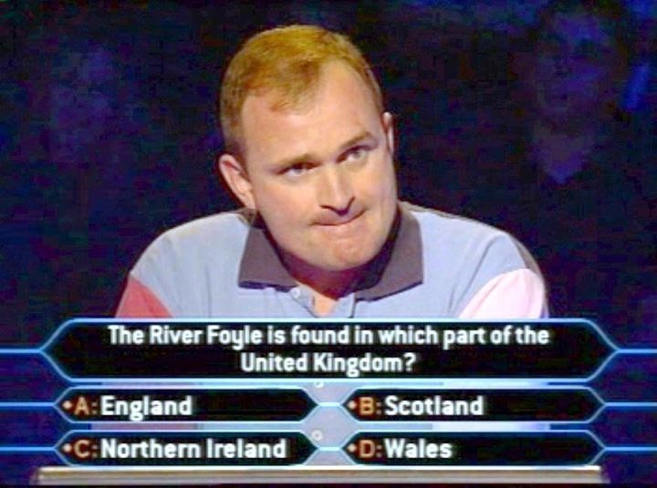Charles Ingram on Who Wants To Be A Millionaire? in 2001