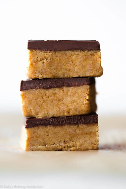 Get the No-Bake Chocolate Peanut Butter Bars recipe from Sally's Baking Addiction