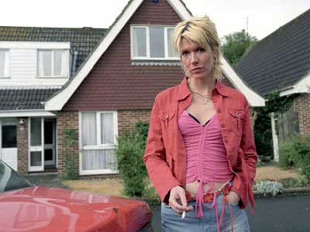 Julia Davis as the slim, vibrant lady in her mid-20s with a lust for life and a flexible spine, Jill Tyrell