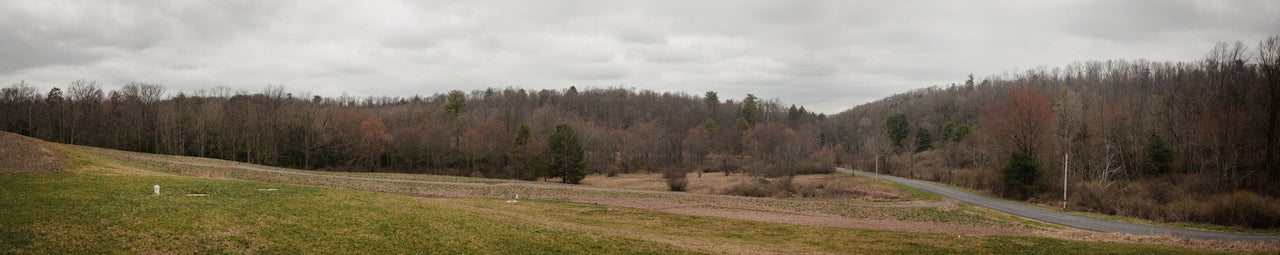 A stitched panoramic image of Wayne Brensinger’s farm in Auburn, Pennsylvania.