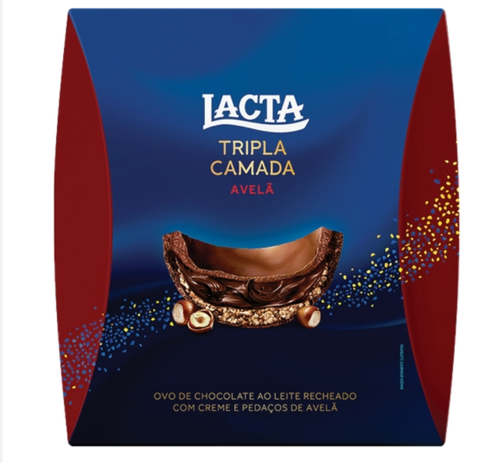Ovo Lacta Tripla Camada Avelã