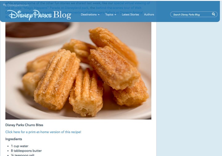 ディズニーがチュロスのレシピを公開 あの味を家で再現できる ハフポスト ディズニーがチュロスのレシピを公開 あの味を家で再現できる ハフポスト