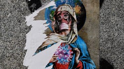 Le coronavirus vu par les «street artists» du monde
