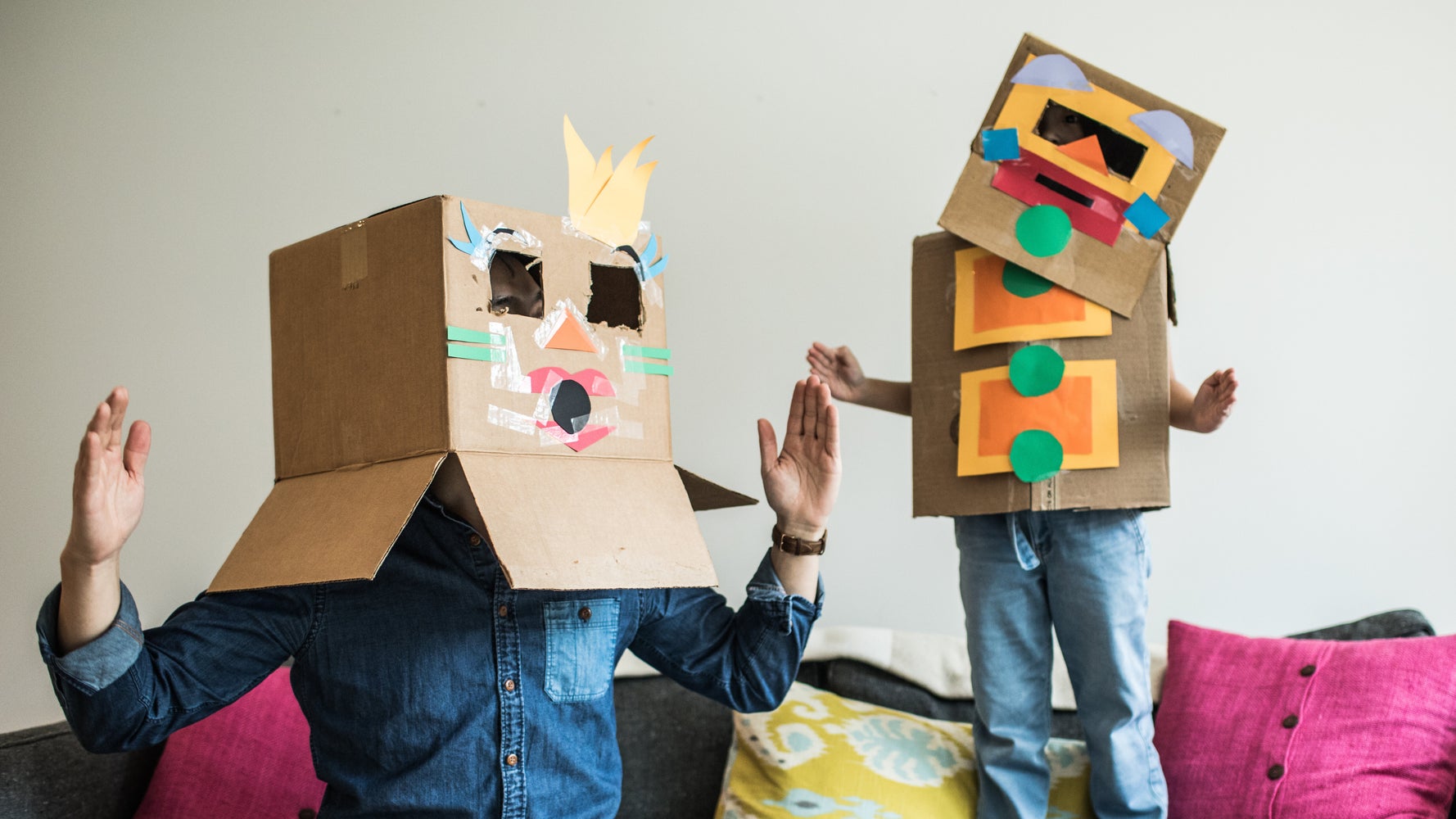 8 simple craft ideas for kids that involve a regular old cardboard box