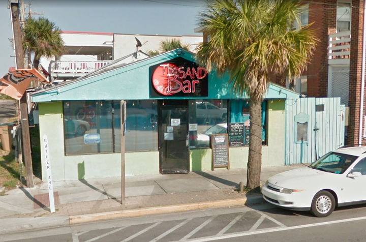 The exterior of The Sand Bar.