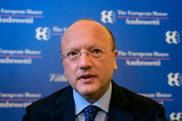 Italian businessman and president of Confindustria Vincenzo Boccia (General Confederation of Italian...