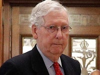Weird Photo Of Mitch Mcconnell S Social Distancing Has People In Stitches Huffpost
