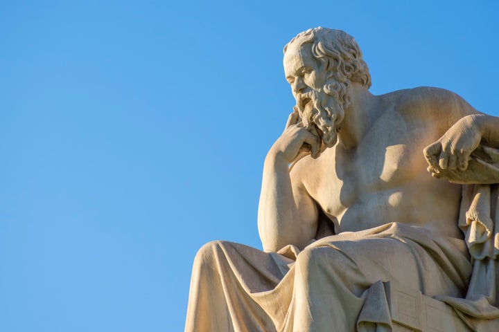 Escultura de Sócrates.
