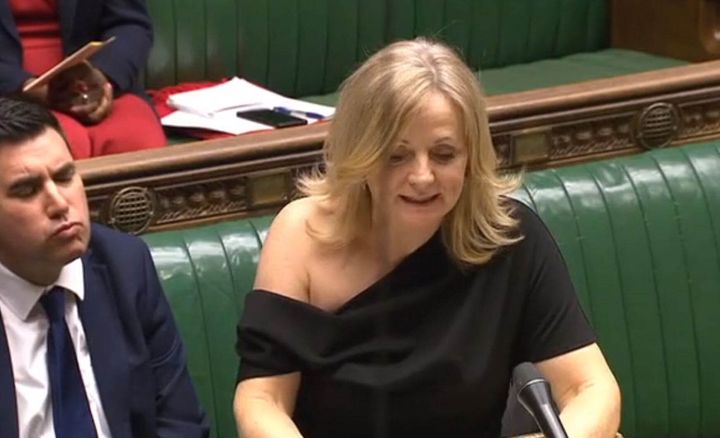 Tracy Brabin at work in the House of Commons.
