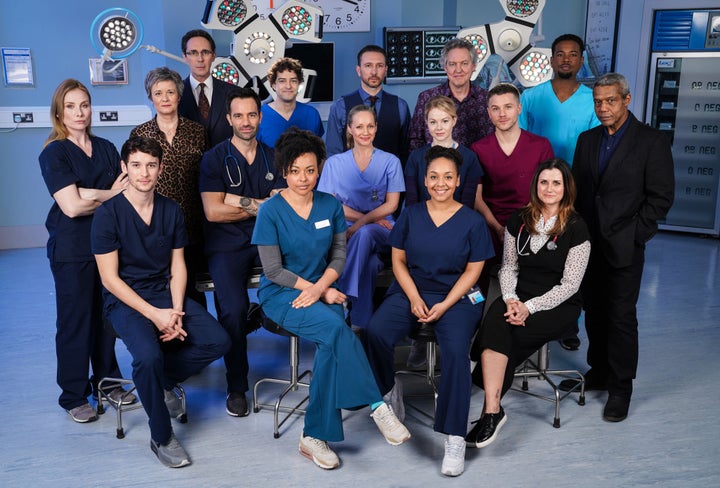 The cast of Holby City