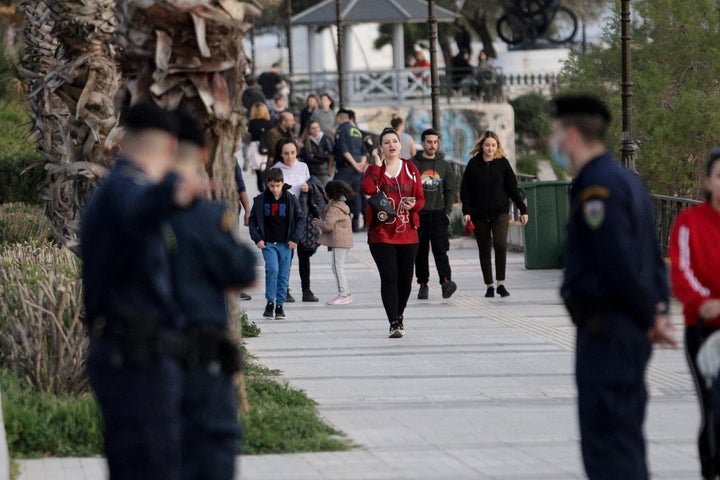 Ελεγχοι της αστυνομίας χθες, Σάββατο στην παραλία του Φλοίσβου