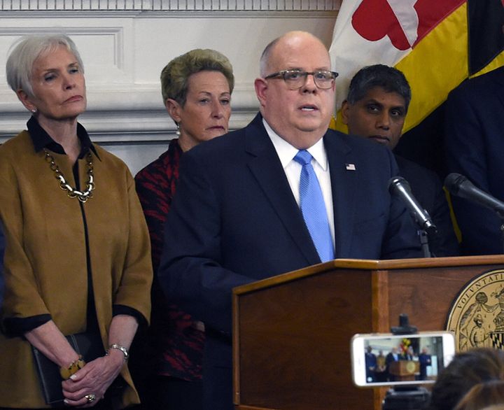 Gov. Larry Hogan (R-Md.) took early and aggressive action to stem the spread of the coronavirus in his state.