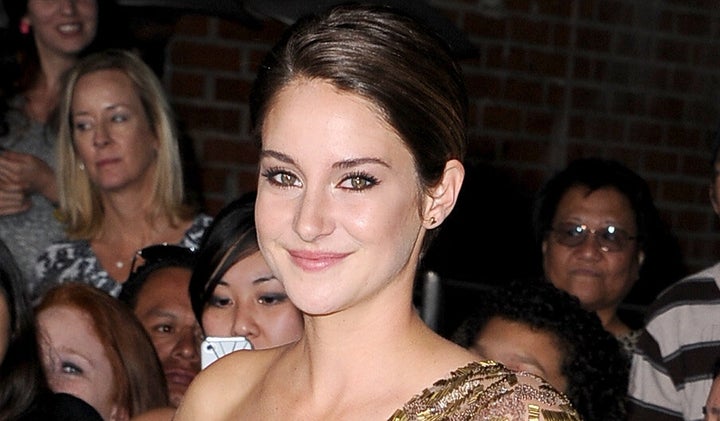 Woodley arriving at the premiere "Divergent" In 2014.