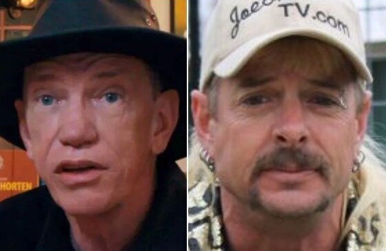 Rick Kirkham, left, is revealing some of Tiger King star Joe Exotic's worst behaviours