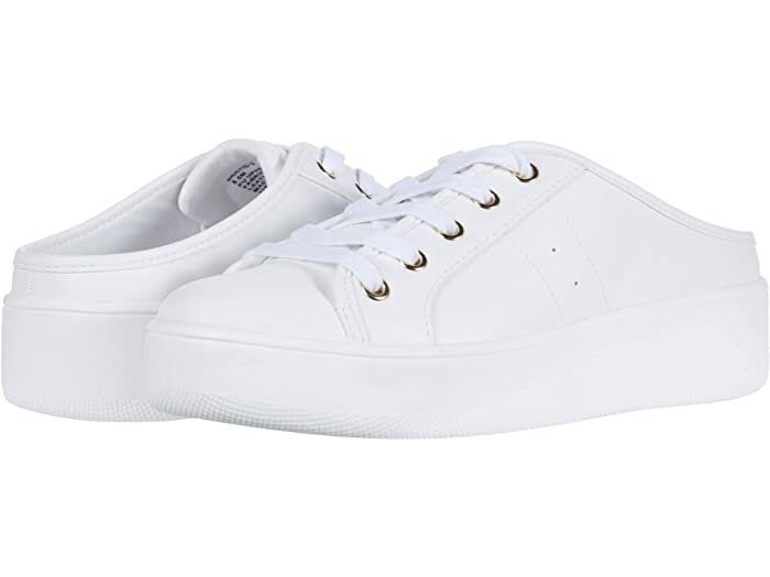 Platform clearance backless sneakers