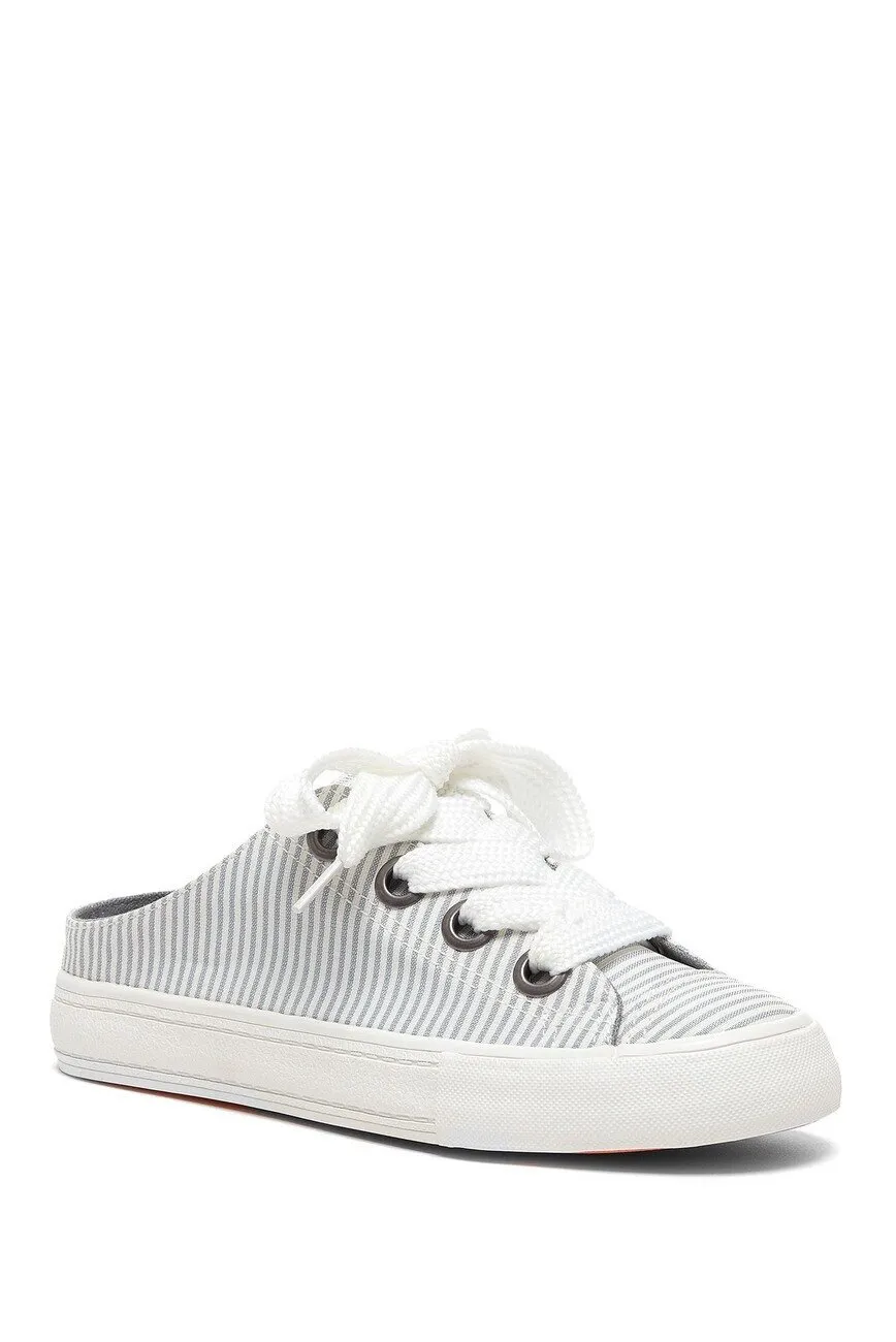 Converse women's knot striped hotsell chambray slip on sneaker