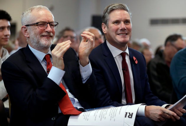 Jeremy Corbyn and Keir Starmer.