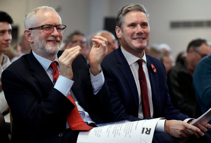 Jeremy Corbyn and Keir Starmer.