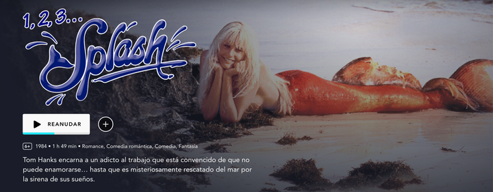 La clasificación por edades de 'Un, dos, tres... Splash' en Disney+