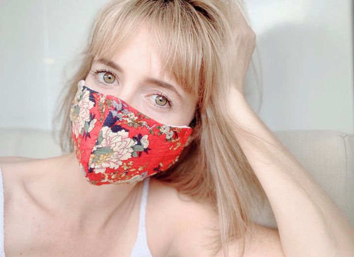 The author on April 3 in Honolulu, Hawaii, where she lives, on the day that both the state and the Centers for Disease Control and Prevention announced their recommendations that the public use face masks.