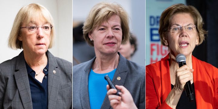 Democratic Sens. Patty Murray (Wash.), Tammy Baldwin (Wis.) and Elizabeth Warren (Mass.).