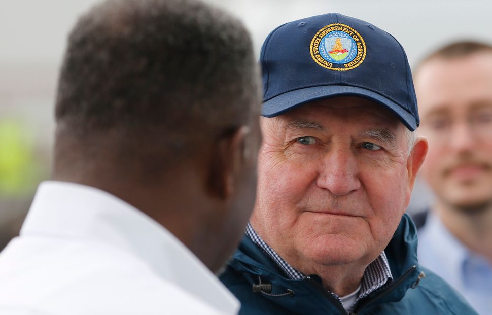 Agriculture Secretary Sonny Perdue has waived certain rules for food aid through various anti-hunger initiatives, including the National School Lunch Program and the Supplemental Nutrition Assistance Program.