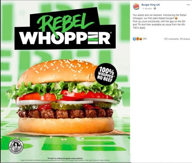 Rebel Whopper advert banned