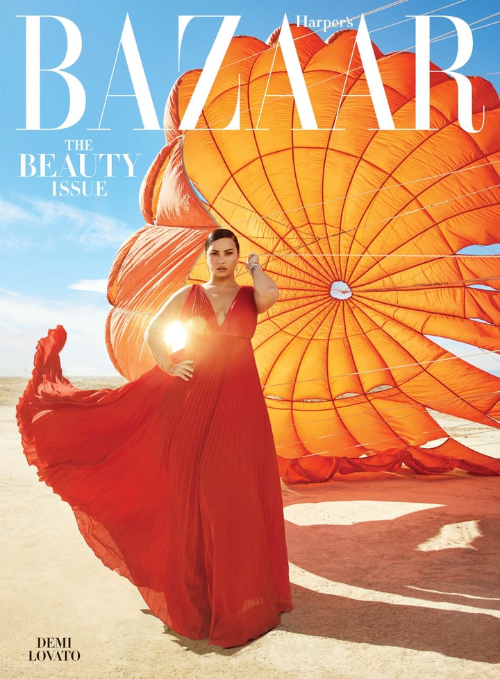 Demi Lovato covers Harper's Bazaar's May issue.&nbsp;