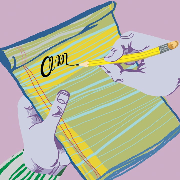 Journaling is a great way to gauge how you're doing since the start of self-quarantine and your breakup, Gilbert said.