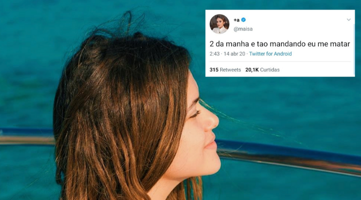 Maisa ensina por que não se deve brincar com suicídio.