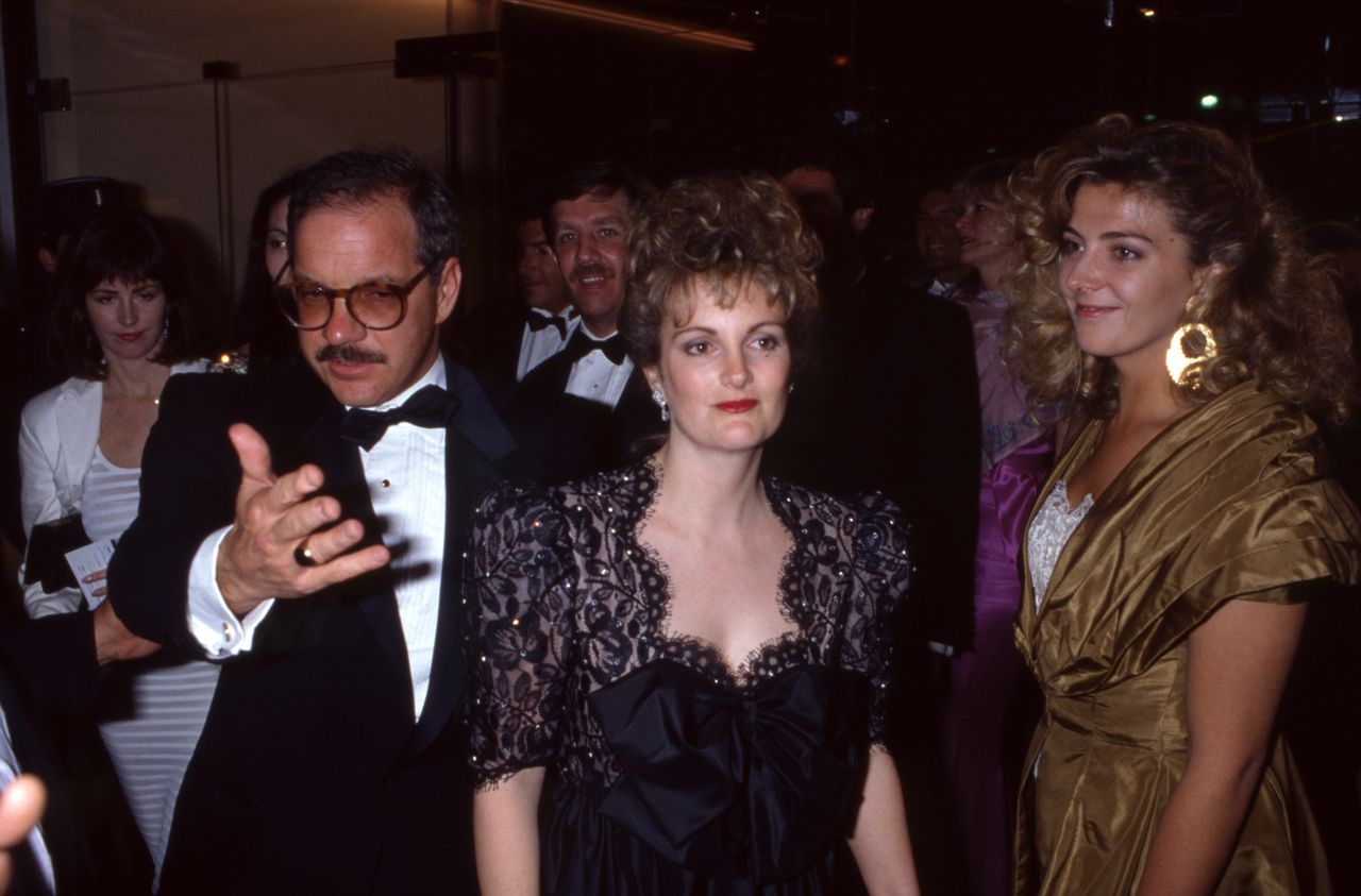 Paul Schrader, Patty Hearst and Natasha Richardson at the Cannes Film Festival in 1988.
