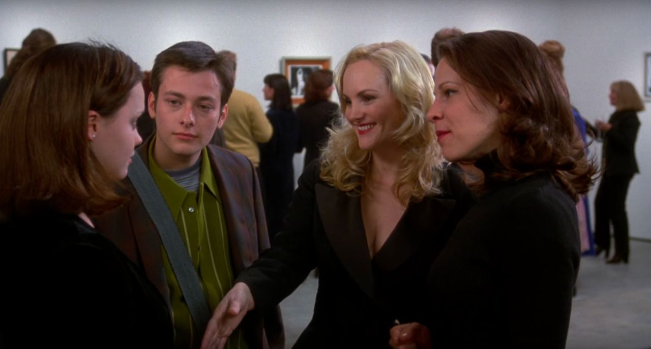 Christina Ricci, Edward Furlong, Patty Hearst and Lili Taylor in "Pecker."