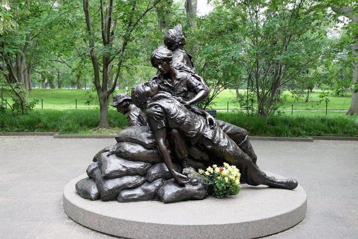 Glenna Goodacre created the Vietnam Women’s Memorial, which resides on the National Mall in Washington, D.C.