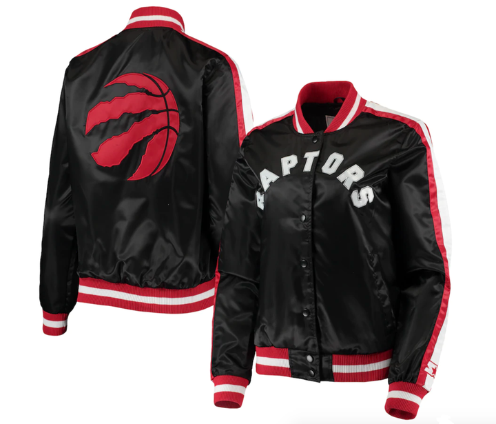 Toronto Raptors Starter Women's Competition Satin Full-Snap Jacket