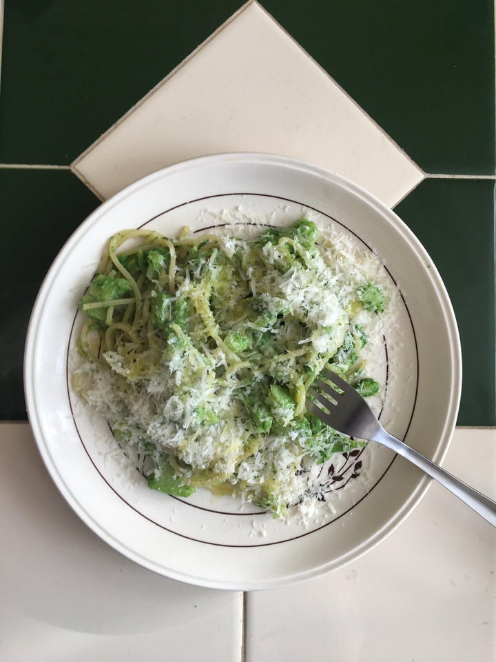 Pasta with Broccoli Smush